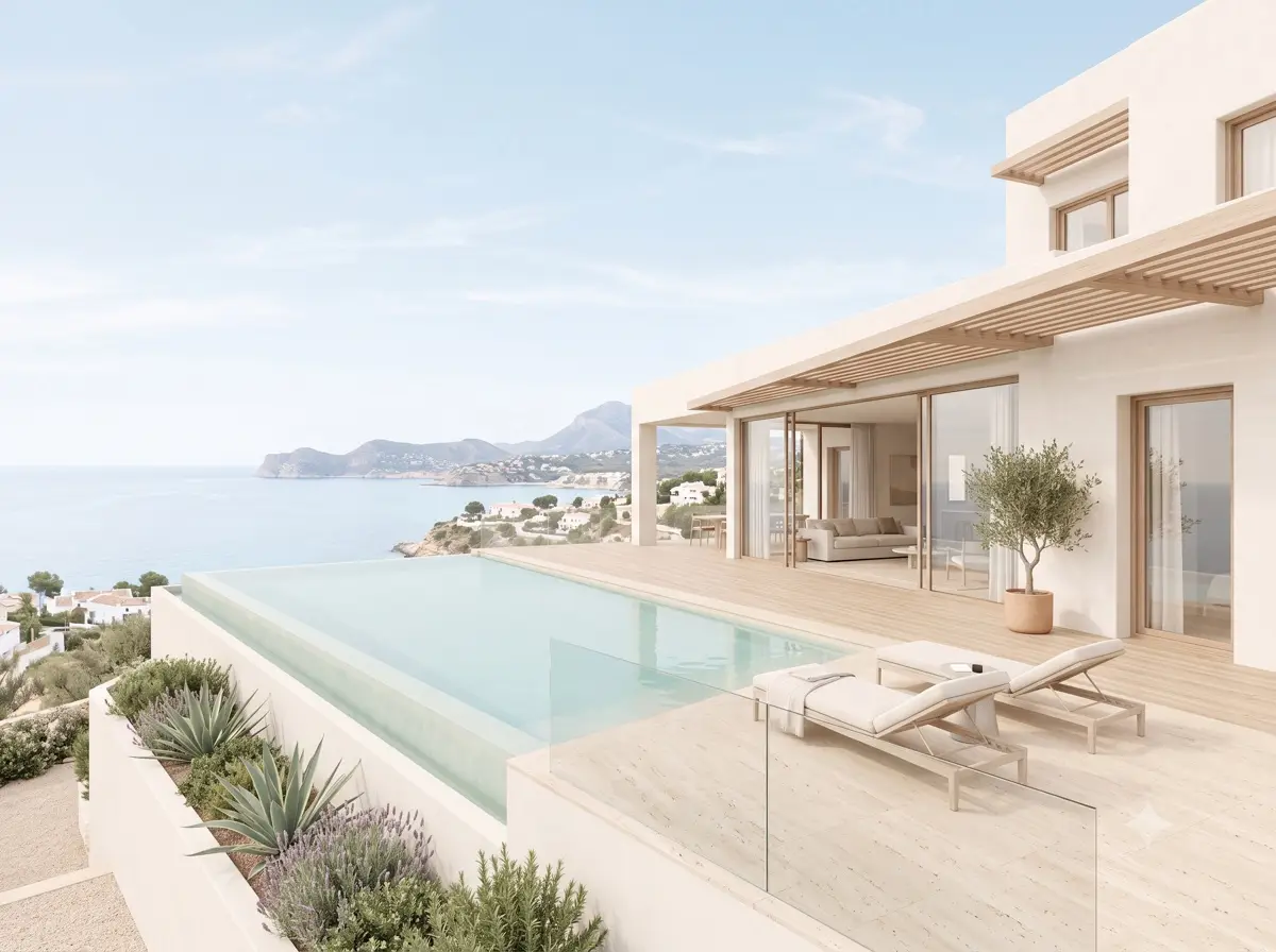 Villa de obra nueva en Moraira